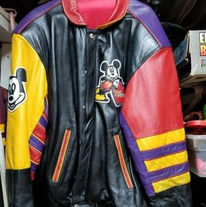 Disney Vintage Leather Reversible Jacket